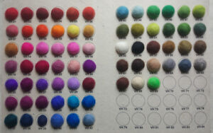 Felt Color Chart