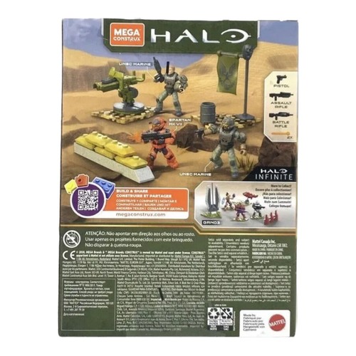Mega Construx Unsc Combat Unit Halo Infinite Grn02 104Pc Mattel - Picture 2 of 10