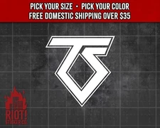 Twisted Sister Decal for Car Window Metal Band Logo Sticker for Laptop 80s