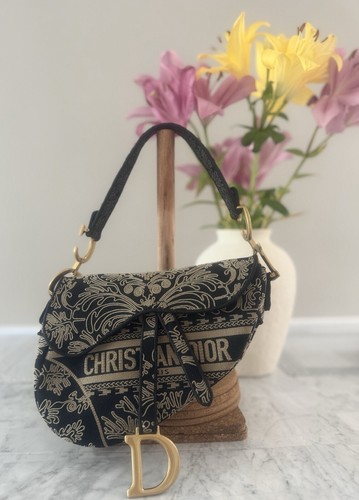 Authentic Limited Edition Seasonal Dior Saddle Bag In Good Condition. - Picture 2 of 13