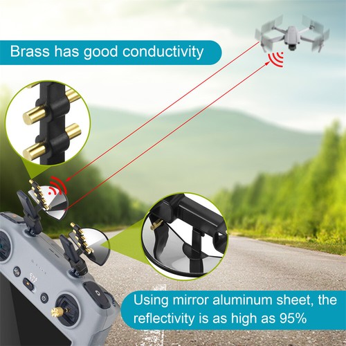 Yagi Antena Wzmacniacz sygnału Rozszerzacz zasięgu do pilota DJI RC 2 / RC Pro - Zdjęcie 5 z 11
