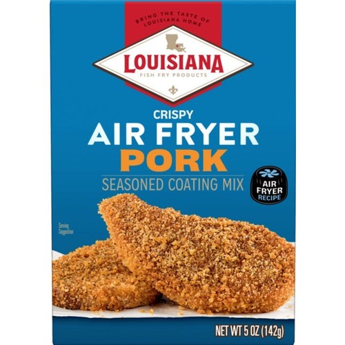 Louisiana Fish Fry Air Fryer Seasoned Coating Mix for Pork - Picture 2 of 5
