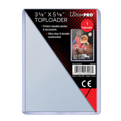 (1  - 100) Ultra PRO 3 1/2 x 5 1/8 Toploaders PostCard Photo Card FREE SHIPPING