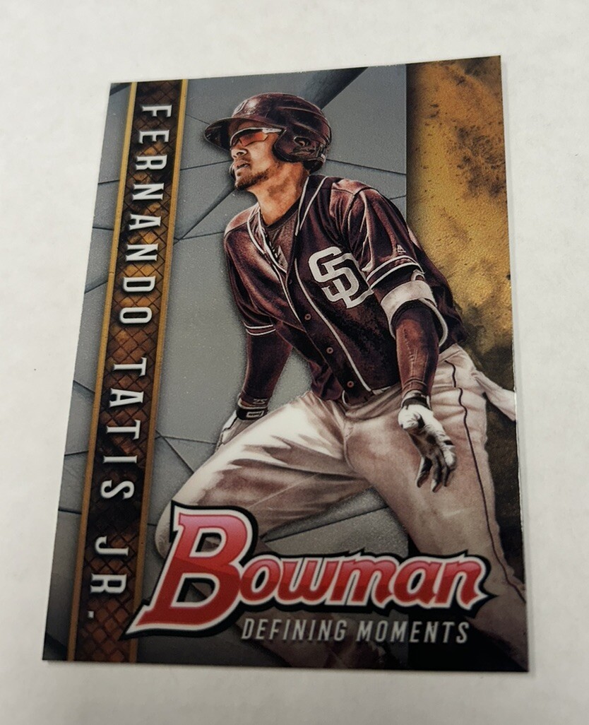 2017 Bowman #BDM-FT Fernando Tatis Jr. Padres Defining Moments Chrome Draft