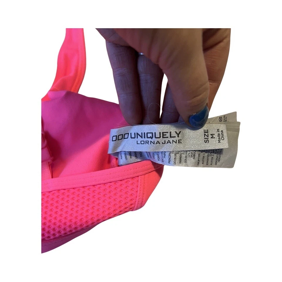 Lorna Jane 运动文胸 尺寸 M 粉色 可调肩带 运动 — 第 3/3 张图片
