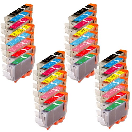 CLI-8 Ink Cartridges w/ smart chip for Canon Pixma Pro9000 Mark II Photo Printer - Picture 9 of 10