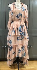 Ulla Johnson Silk Floral Dress Size 10 Exellent Condition