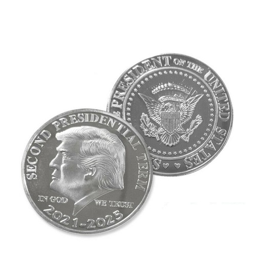 100PCS Coin Bitcoin Donald Trump President 2021-2025 Inaugural Eagle Novelty