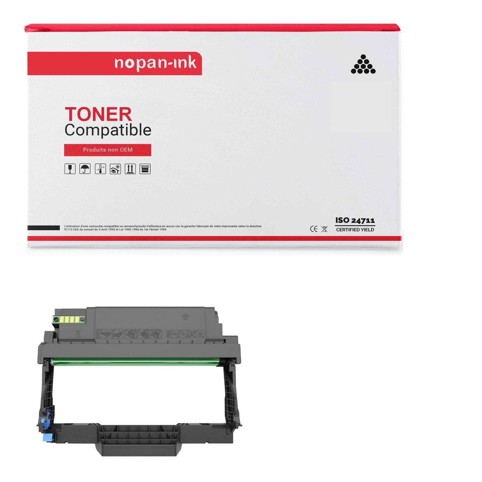 Tambour DL5120 pour Pantum BM 5100ADN résout les problèmes de lignes noires et fonds gris