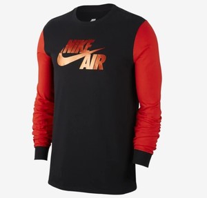 nike black and red t shirt