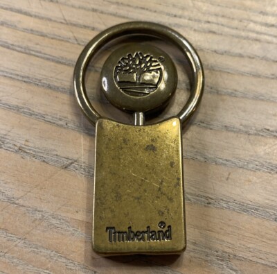 READ Timberland Metal KeyChain - Pull & Twist Open Brass Tree Logo ...