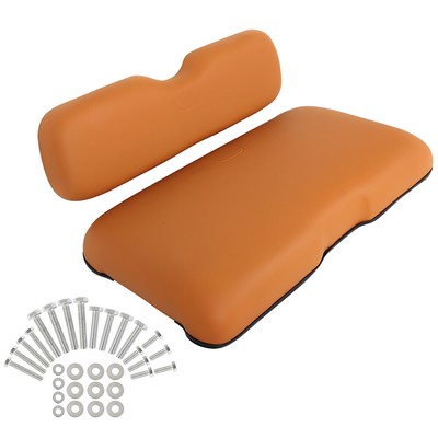 Fits E-Z-GO RXV Orange Golf Cart Front Cushion Set Well-made