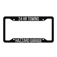 Dukes of Hazzard "Hazzard Garage" License Plate Frame