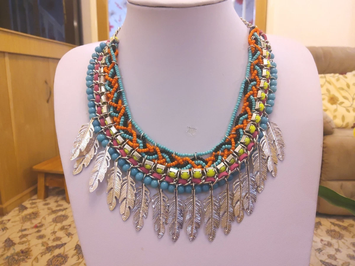 Beautiful beaded best sale necklace
