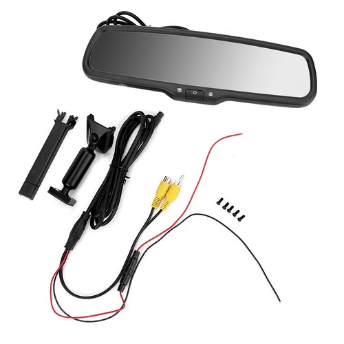 4.3inch Car Rearview Mirror Auto Dimming Monitor With Bracket Black GL - Picture 1 of 7