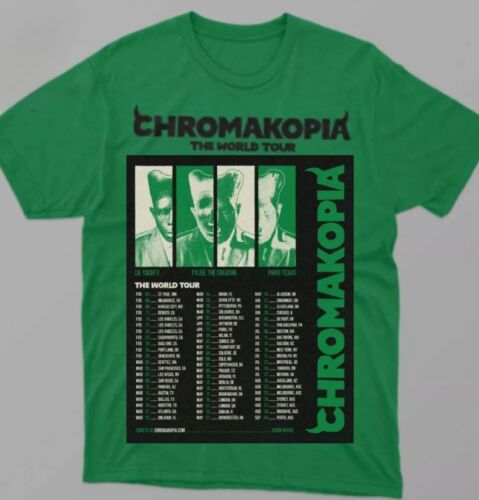 Tyler The Creator Chromakopia The World Tour T-shirts, CHROMAKOPIA T-shir - Bild 1 von 7