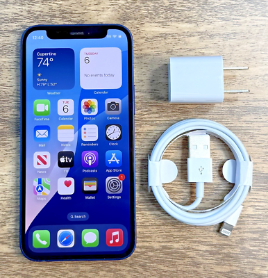 Apple iPhone 12 mini - 64GB - Blue (Fully Unlocked) - Good