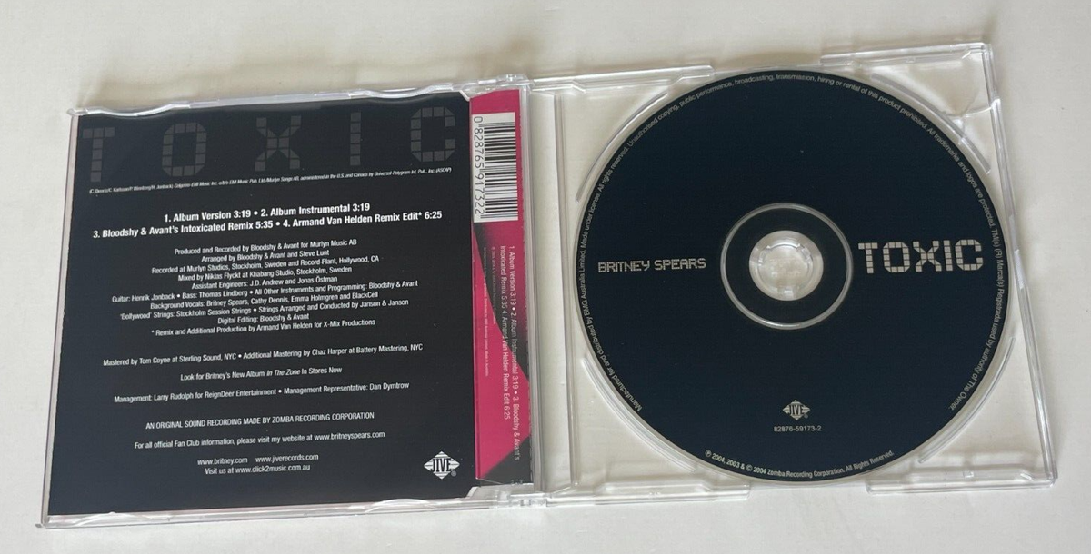 2004 Britney Spears TOXIC Armand Van Helden AVANT Remix