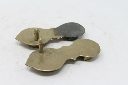 Antique Original Brass Hindu Religious Worshiping Paduka Slippers Khadau NH6241 - Picture 3 of 11