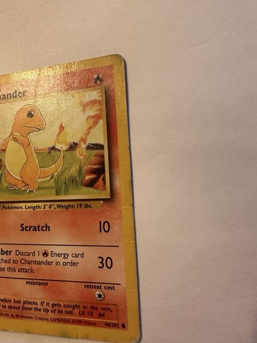 Juego base Charmander 046/102 (sin sombras) regular - Imagen 5 de 9