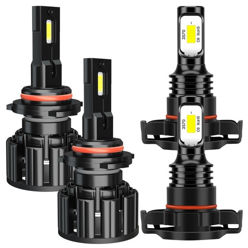 Faro LED 5202 F15 para GMC Sierra 1500 2014 2015 6000K 9012 - Imagen 2 de 19