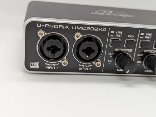 Behringer U-Phoria UMC202HD USB audio interface audiophile 2x2 24-bit/192kHz - Picture 6 of 18
