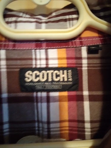 SCOTCH & SODA mens XL check shirt New York Soho - Picture 2 of 5