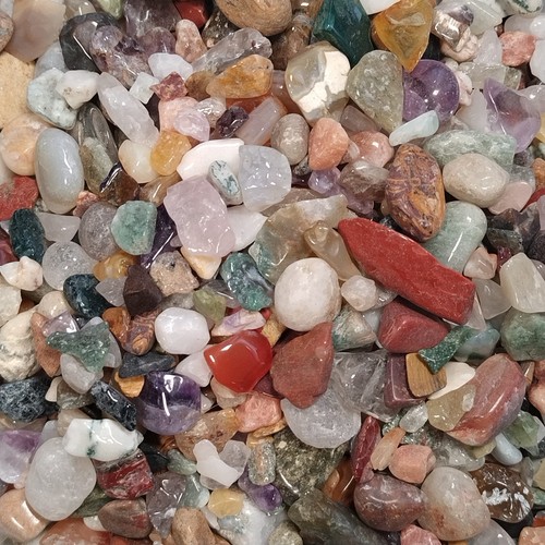 Gemischte Kristall Edelstein Chips 25g - 1KG Basteln Herstellung Aquarien Dekoration 3-10mm - Bild 2 von 16