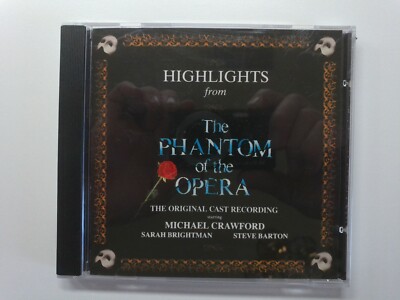 Highlights From The Phantom of The Opera CD. Original Cast Recording Excellent