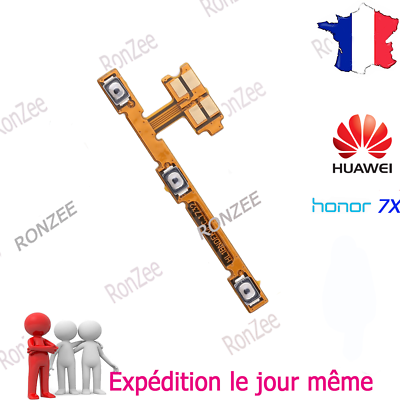 Nappe Bouton Allumage power on/off et Volume pour Huawei Honor Play