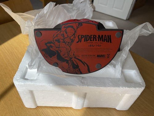 🔴 SIDESHOW SPIDERMAN 1:2 LEGENDARY SCALE BUST #185/750 - Picture 14 of 23