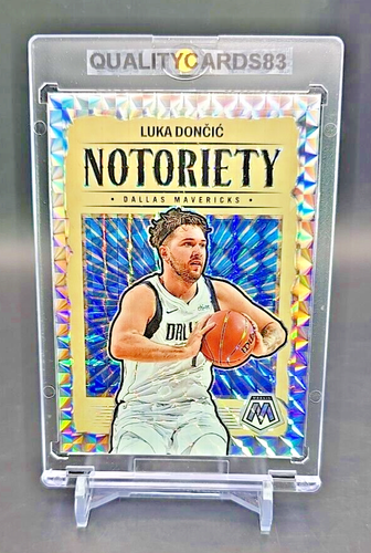 LUKA DONCIC RAINBOW REFRACTOR INSERT CARD WITH CASE NBA DALLAS MAVERICKS - Picture 4 of 7