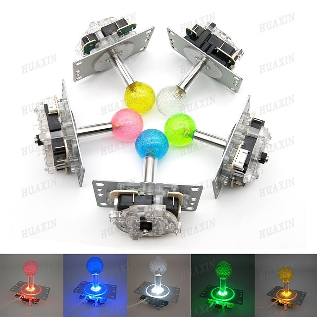 Arcade LED Light Illuminated Joystick For Arcade Machine console Arcade LED Light Illuminated Joystick For Arcade Machine console