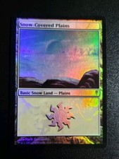 Snow-Covered Plains - Foil - Coldsnap - LP - MTG