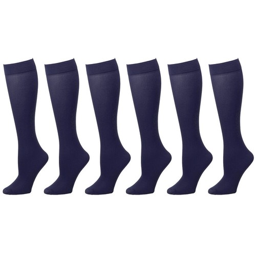 6-12 Pairs Women Trouser Socks Knee High Socks Thin Material Soft Stretchy - Picture 5 of 10