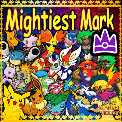 Pokemon Scarlet & Violet  Mightiest Mark  Unrivaled 6IV Tera Raid BUNDLE