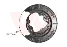 VAN WEZEL Spritzblech Bremsscheibe Ankerblech Abdeckung Hinten links 8207373