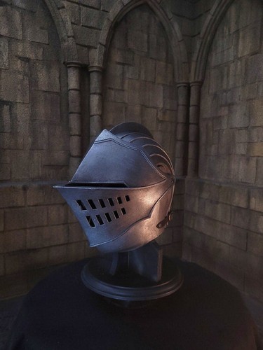 Elite Oscar knight Helmet, Close Helmet, Warrior Helmet, Halloween Gift Item - Picture 3 of 5