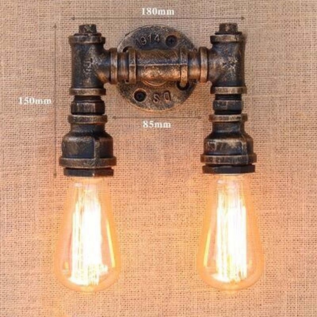 Barn Light Atomic Topless Led Double Industrial Guard Sconce For