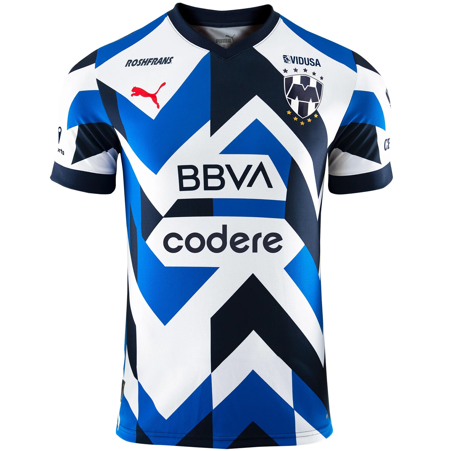 Authentic PUMA Royal Monterrey FC 3rd Kit Soccer Jersey Men's Large 706012-01