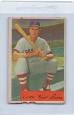 1954 Bowman #18 Hoot Evers Red Sox Fair *1297