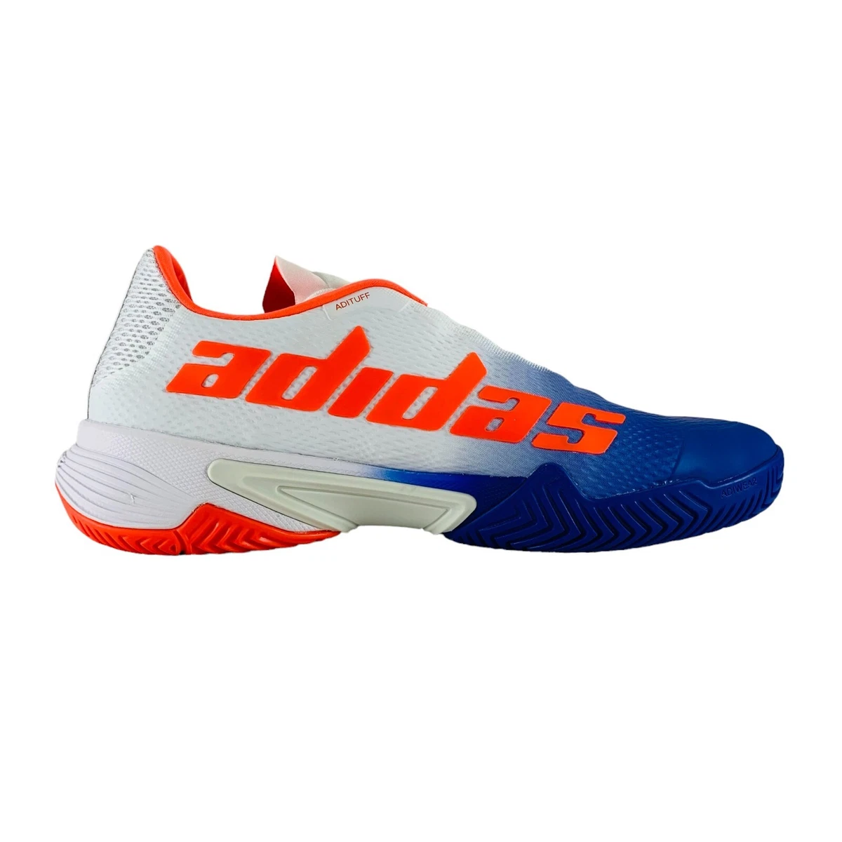Adidas Barricade White Blue Red Tennis Sneakers New Tennis Shoes Men s Sizes