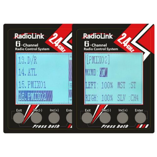 Radiolink RC6GS V2 2.4G 6CH Radio Transmitter Controller R7FG Receiver Car Boat - Picture 11 of 12