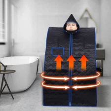 2L Portable Sauna Box Personal Steam Sauna Spa for Relaxation at Home 1000 Watt