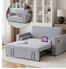 Sofa Bed 2 Seater Sofa Bed,3in1 Sofa Bed Light Grey Colour Name Light Grey