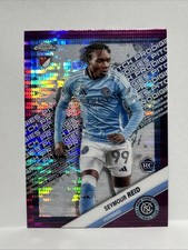 2025 Topps Chrome MLS Pitch Prodigies Seymour Reid #196 Purple Disco RC