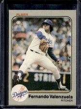 1983 Fleer Fernando Valenzuela #224 Dodgers