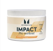 Myprotein Impact Pre-Workout Orange, Mango & Passionfruit 150g BBE 10/26