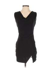 PrettyLittleThing Women Black Cocktail Dress 6