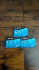 Sony DVC LP-90 60 MIN TAPE Premium Color Digital Video Cassette LOT OF 3. NEW 